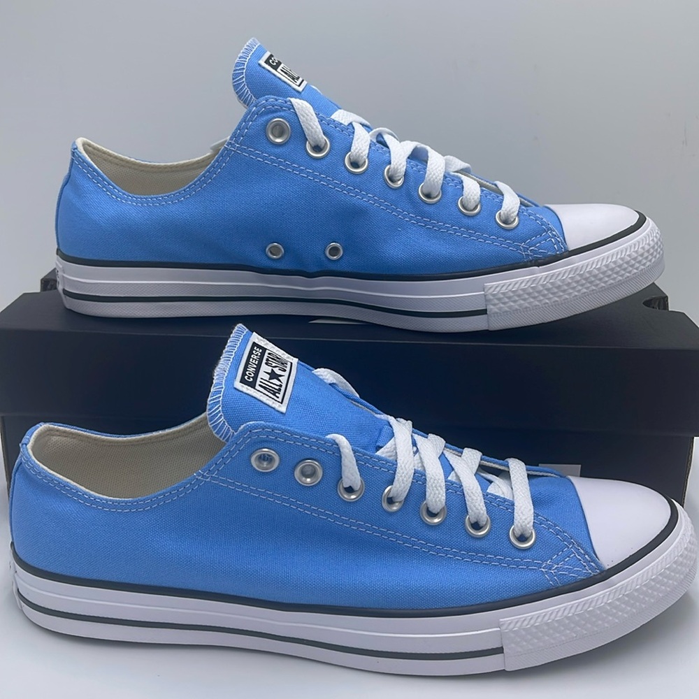 Vans Men’s A04545F CTAS OX LT. BLUE Platforms Sneakers Chuck Taylor All Stars - Picture 1 of 16
